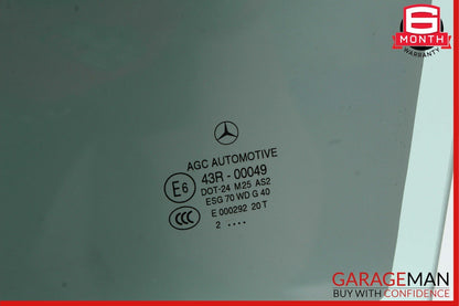 12-14 Mercedes W204 C250 C350 Coupe Front Left Driver Side Door Window Glass OEM