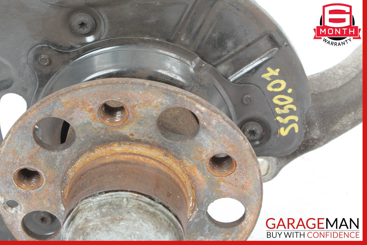 07-14 Mercedes W221 S550 Front Left Wheel Carrier Spindle Knuckle Hub OEM