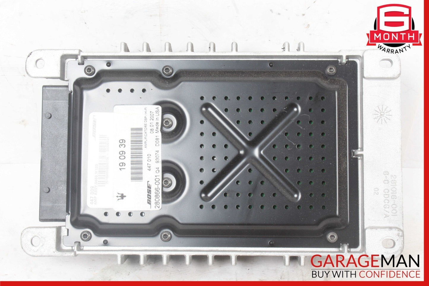 03-08 Maserati Quattroporte M139 Bose Audio Amplifier Amp 190939 OEM