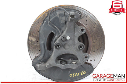 05-07 Mercedes W203 C230 Front Right Spindle Knuckle w/ Brake Rotor Disc Drilled