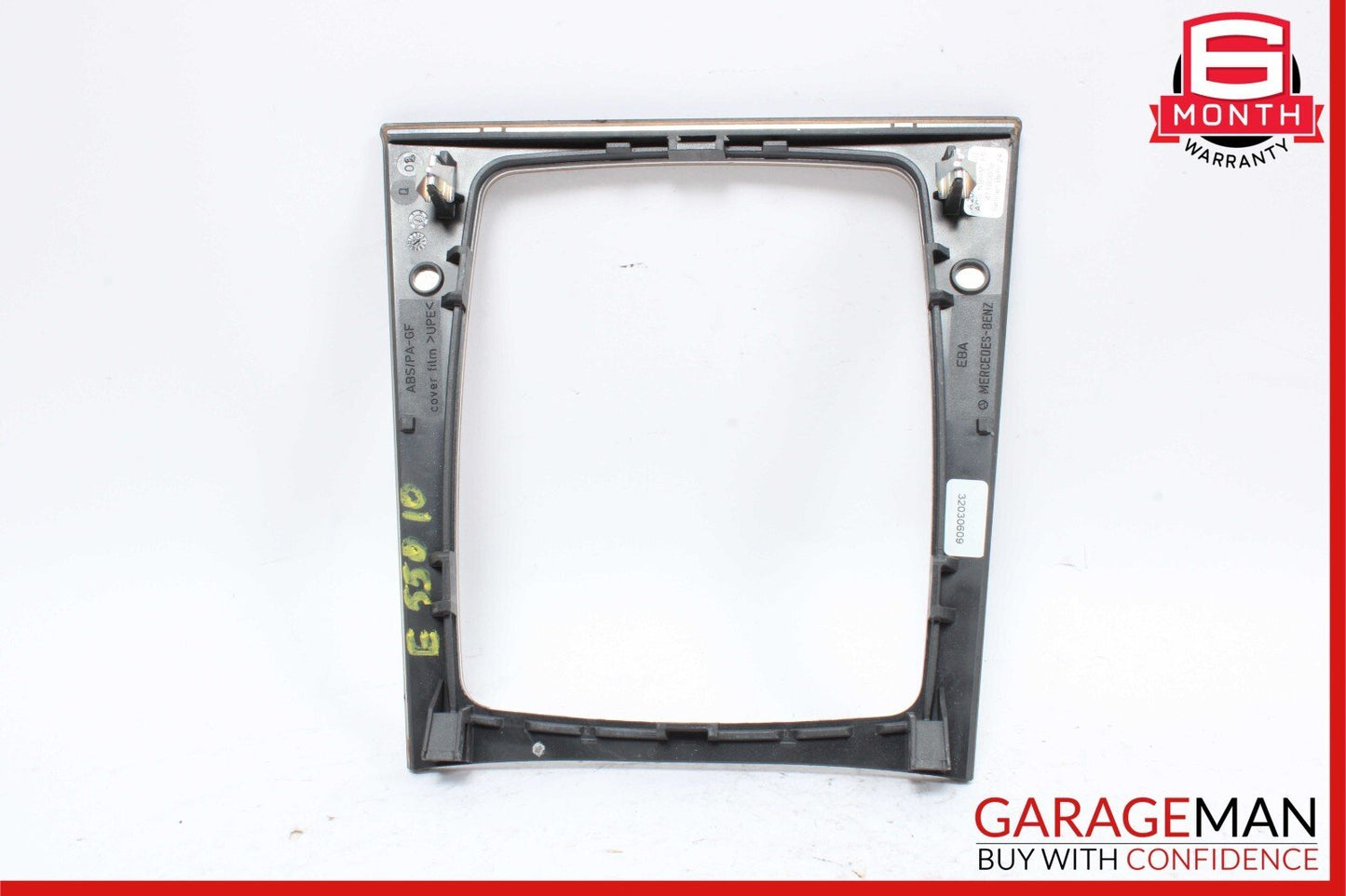 08-14 Mercedes W204 C250 C300 E550 Center Console Shift Shifter Bezel Trim Wood