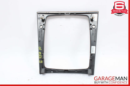 08-14 Mercedes W204 C250 C300 E550 Center Console Shift Shifter Bezel Trim Wood