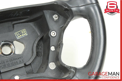 03-09 Mercedes R230 SL500 CLK350 Driver 4 Spoke Steering Wheel Leather Black OEM