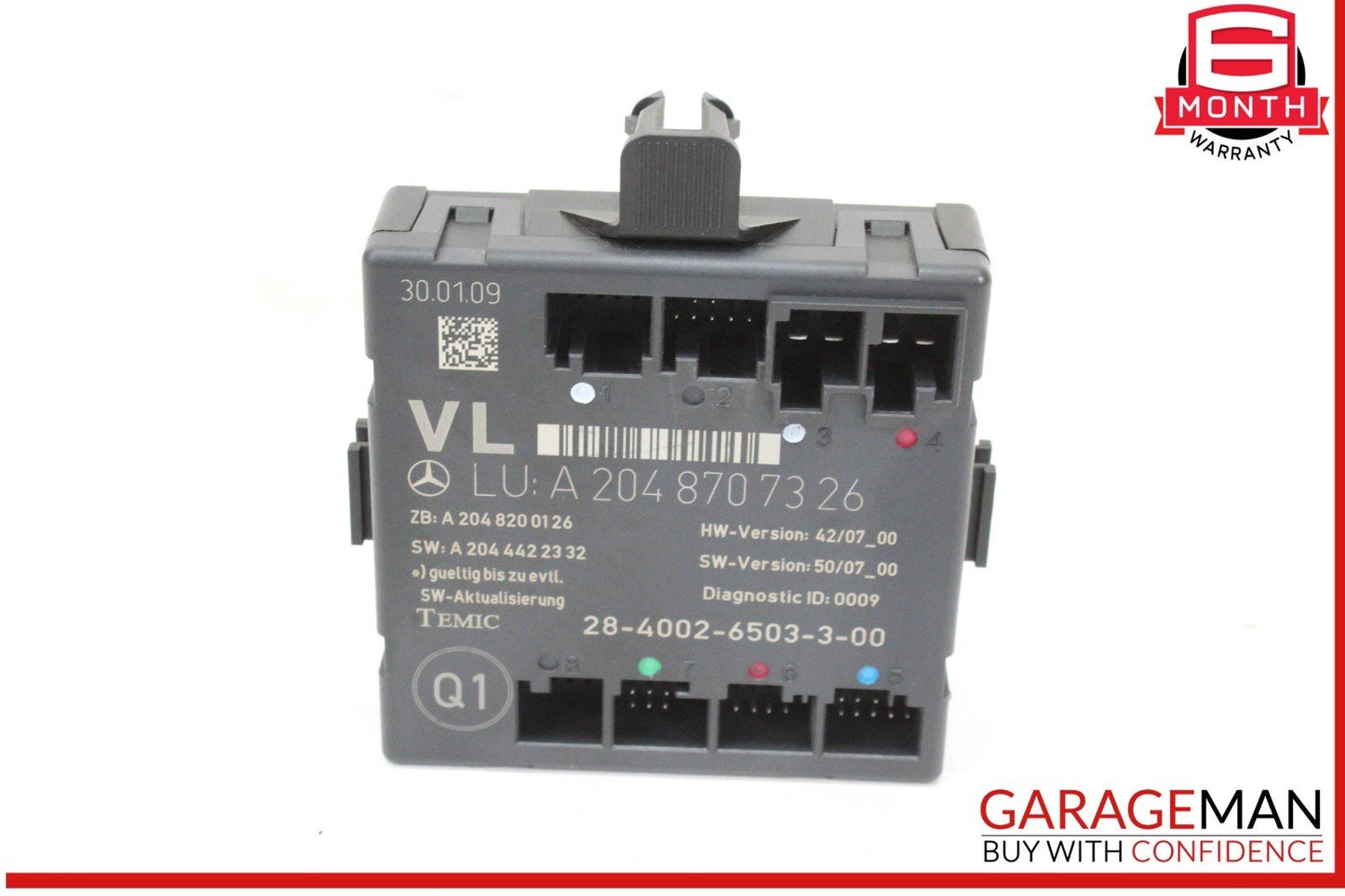 08-18 Mercedes X204 GLK350 E350 E400 Front Left Side Door Control Module OEM