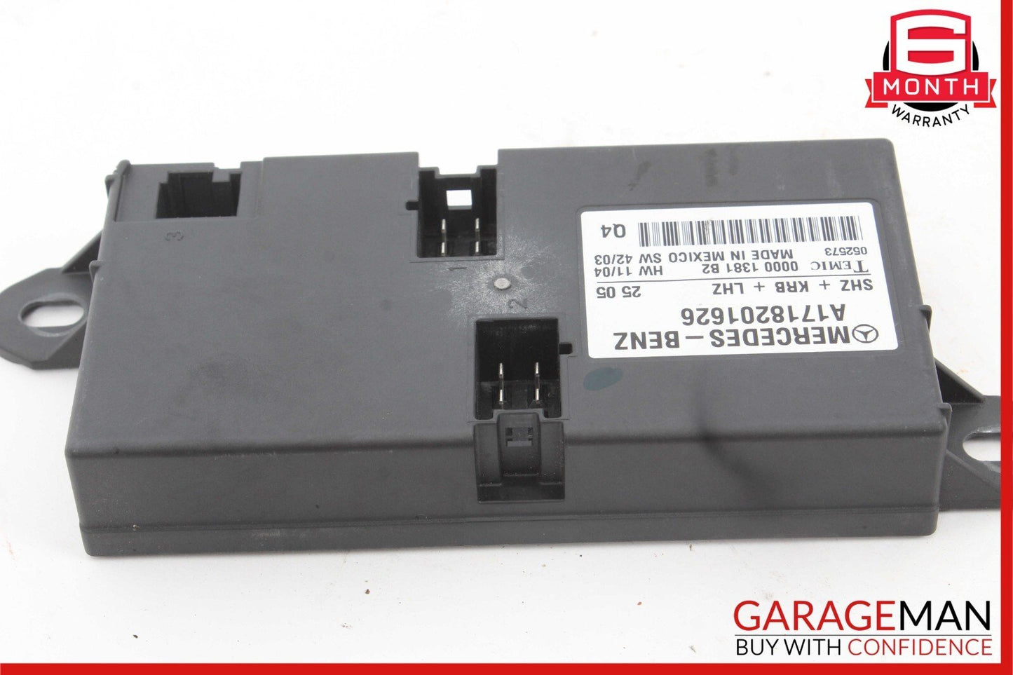 05-11 Mercedes R171 SLK350 Heating Heated Seat Control Module Unit Q4 OEM