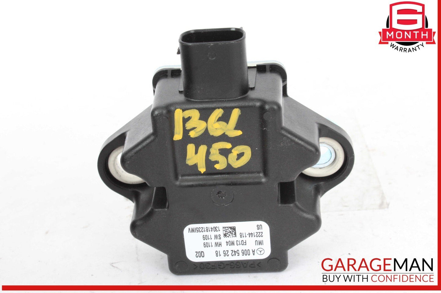 13-16 Mercedes X166 GL450 Yaw Rate Speed Stability Computer Sensor 0065422618