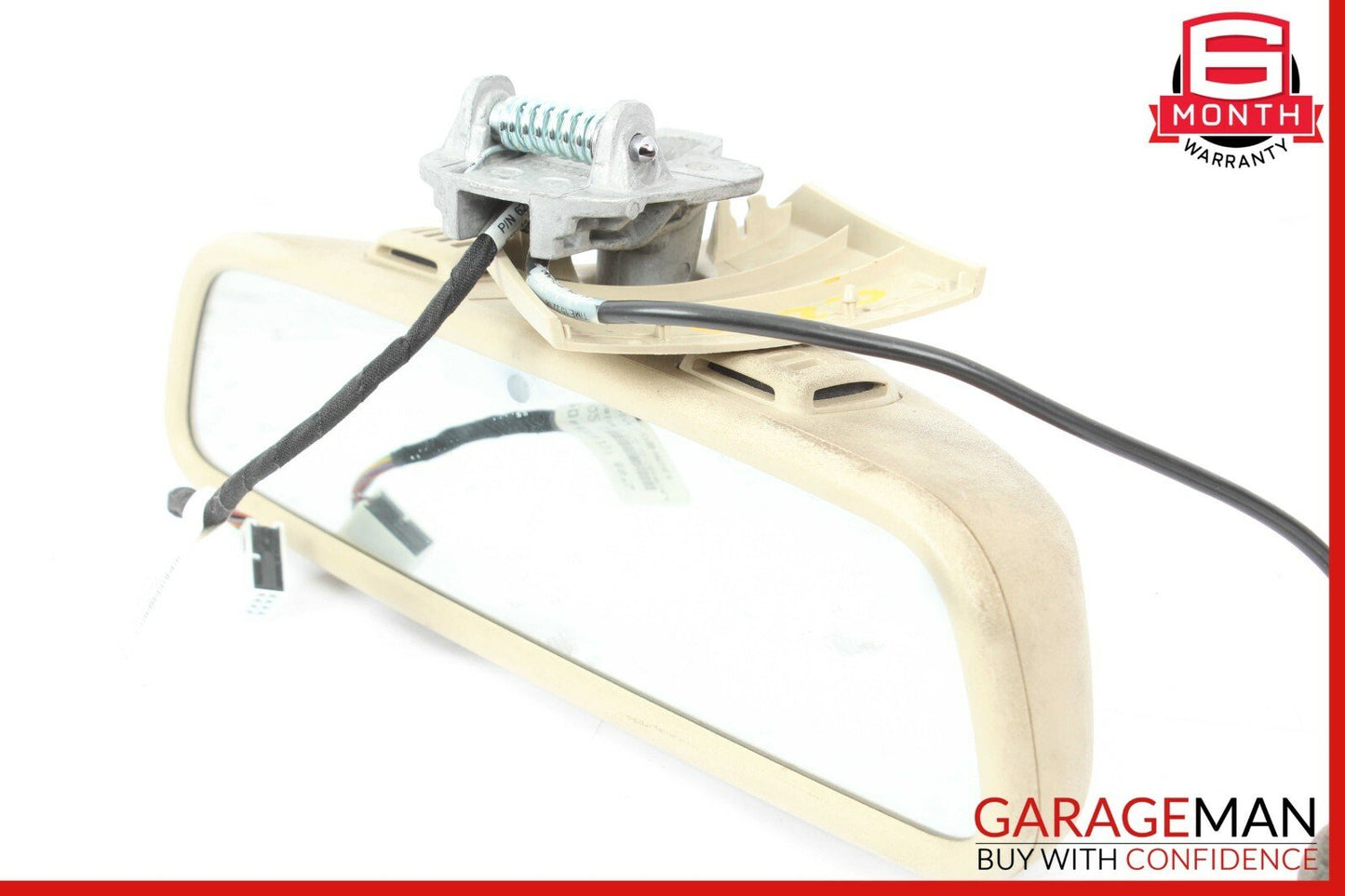 08-14 Mercedes W204 C300 C250 Interior Upper Rear View Mirror Beige OEM