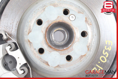 10-18 Mercedes W212 E350 Rear Right Side Spindle Knuckle Hub w/ Rotor Disc OEM