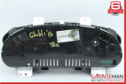 14-17 Maserati Ghibli Speedometer Odometer Instrument Cluster Gauge 38k OEM