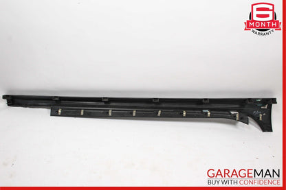 14-17 Maserati Ghibli Left Driver Side Rocker Skirt Molding Trim Panel Black