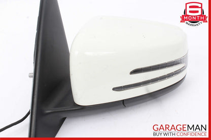 10-12 Mercedes X204 GLK350 Left Driver Side Rear View Door Mirror White OEM