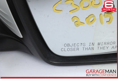 15-16 Mercedes W205 C300 Front Right Side Door Rear View Mirror w/ Blind Spot