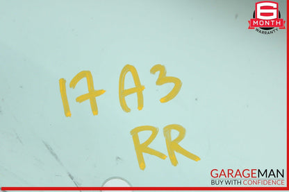 2015-2020 Audi A3 Rear Right Passenger Side Door Window Glass 43R00048