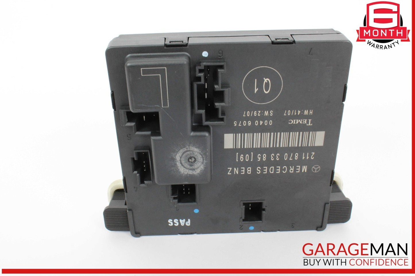 07-09 Mercedes W211 E550 E350 Rear Left Side Door Control Module 2118703385 OEM
