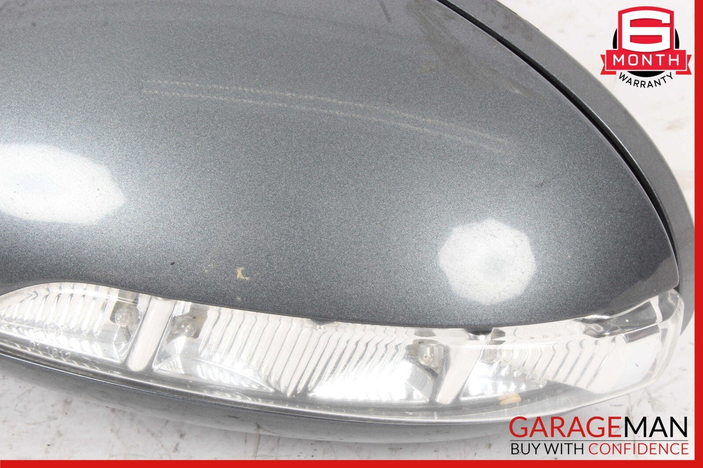 07-09 Mercedes W221 S550 S600 Front Left Driver Side Mirror Rear View Flintgray