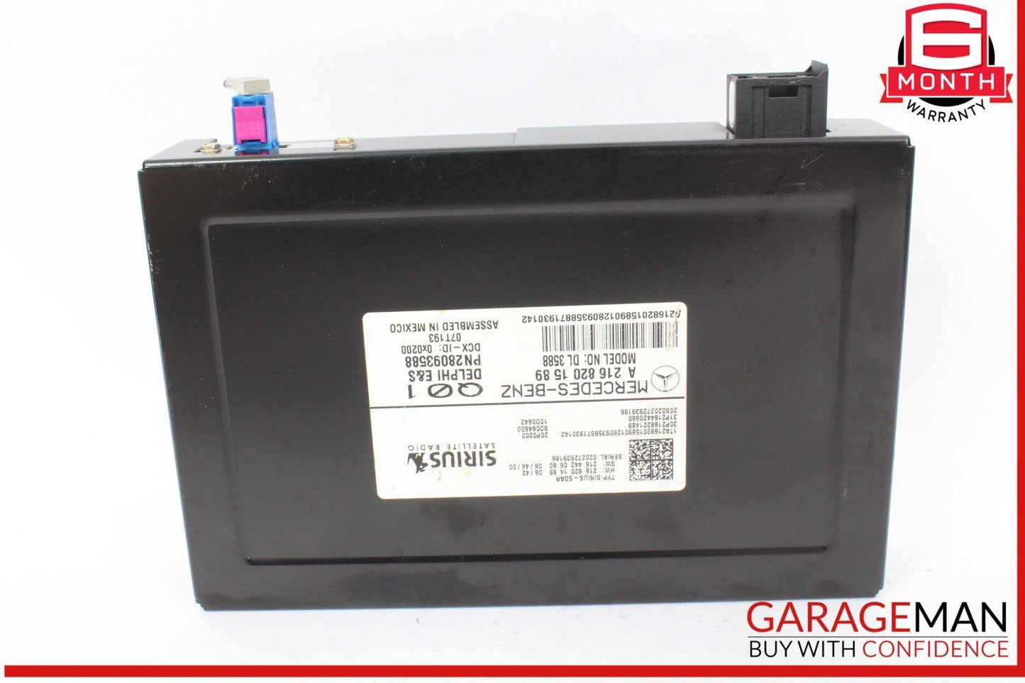 07-14 Mercedes W216 CL550 SLK350 Sirius Satellite Radio Module Receiver OEM