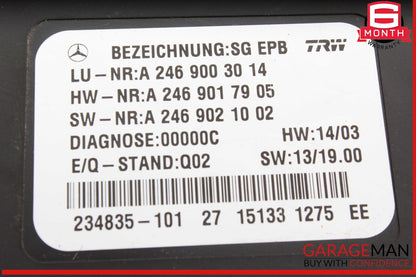 12-20 Mercedes X156 GLA250 SLK350 Hand Parking Brake Control Module Unit OEM