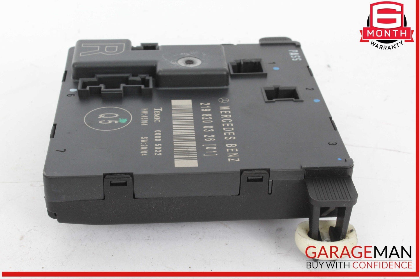 06-11 Mercedes W219 CLS63 AMG CLS55 Rear Right Door Control Module 2198200326