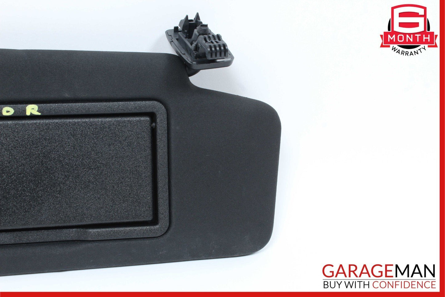 08-14 Mercedes W204 C250 C300 Front Right Passenger Sunvisor Sun Visor Black