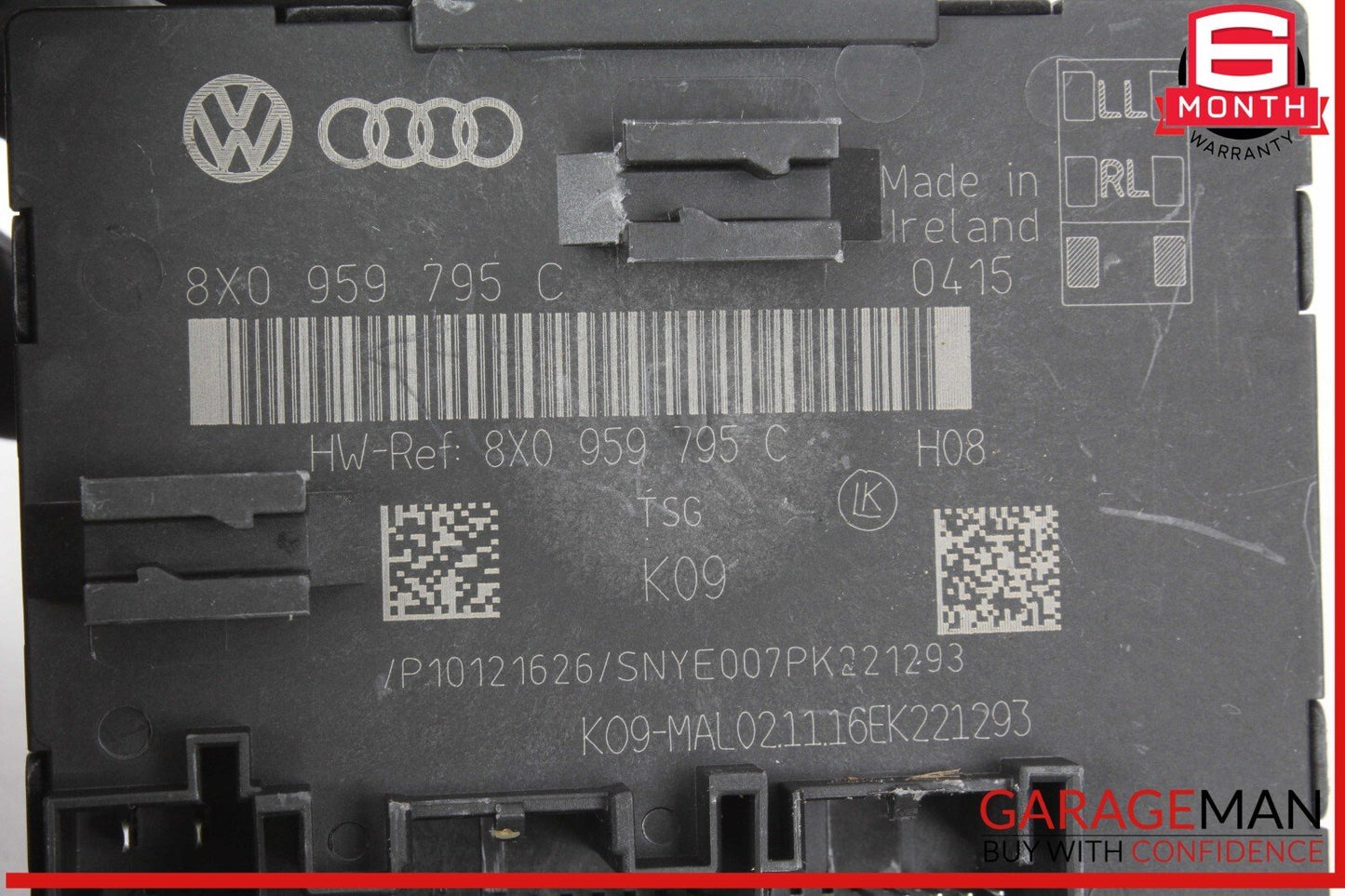 15-18 Audi Q3 Rear Left / Rear Right Side Door Control Module 8X0959795C OEM