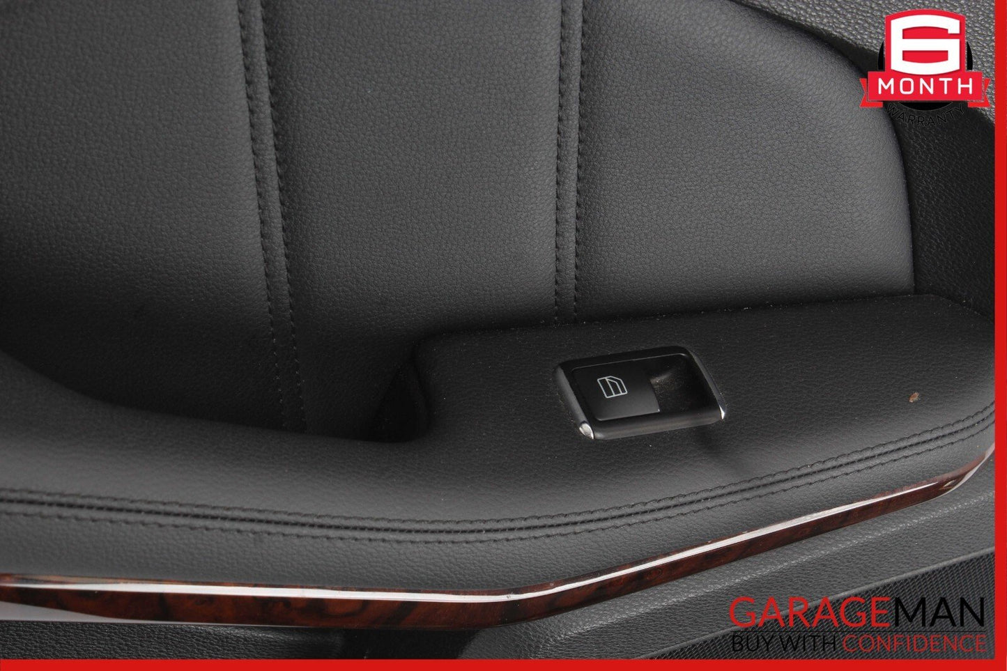 10-13 Mercedes W212 E350 E550 Rear Left Interior Door Panel Black OEM