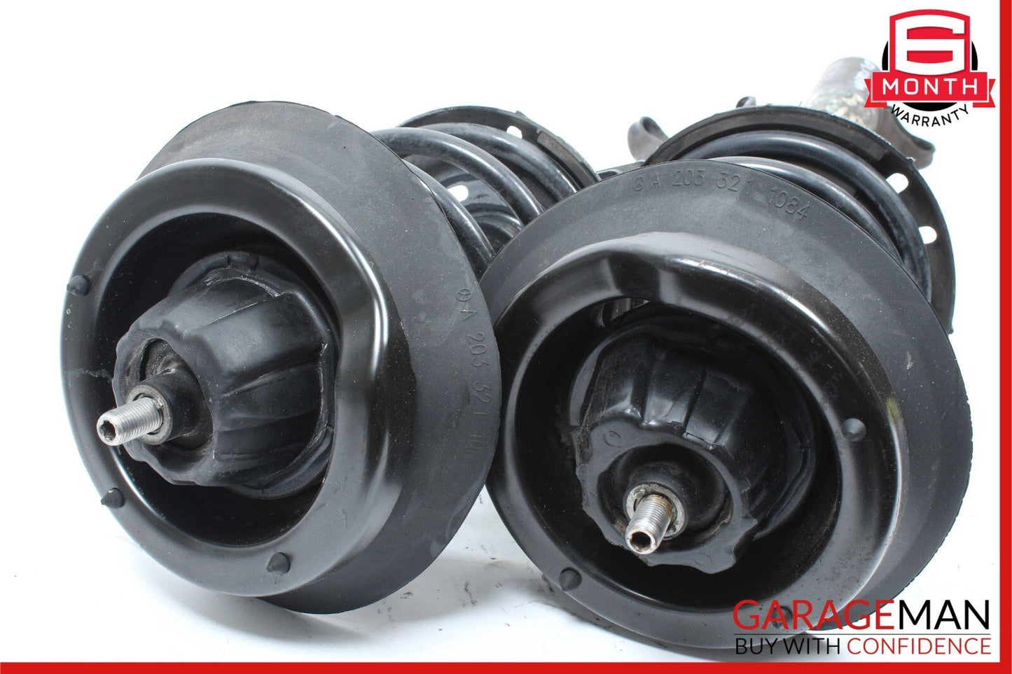 03-09 Mercedes W209 CLK500 Coupe Front Left & Right Shock Strut Absorber Set OEM