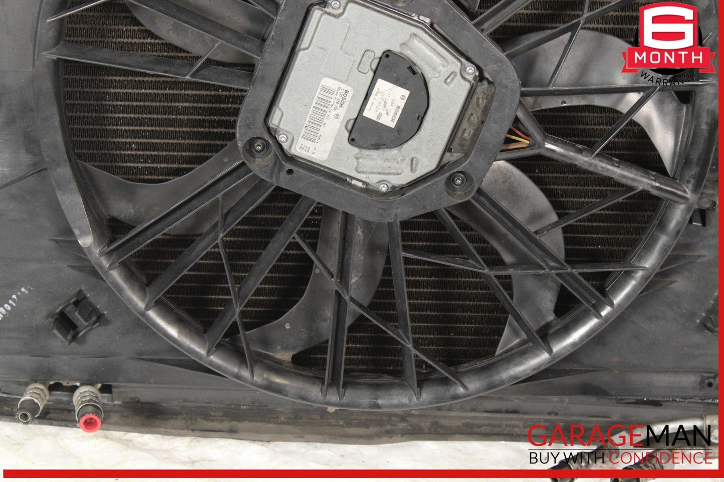 03-09 Mercedes W211 E350 Engine Motor Cooling Fan Radiator A/C Condenser Assy