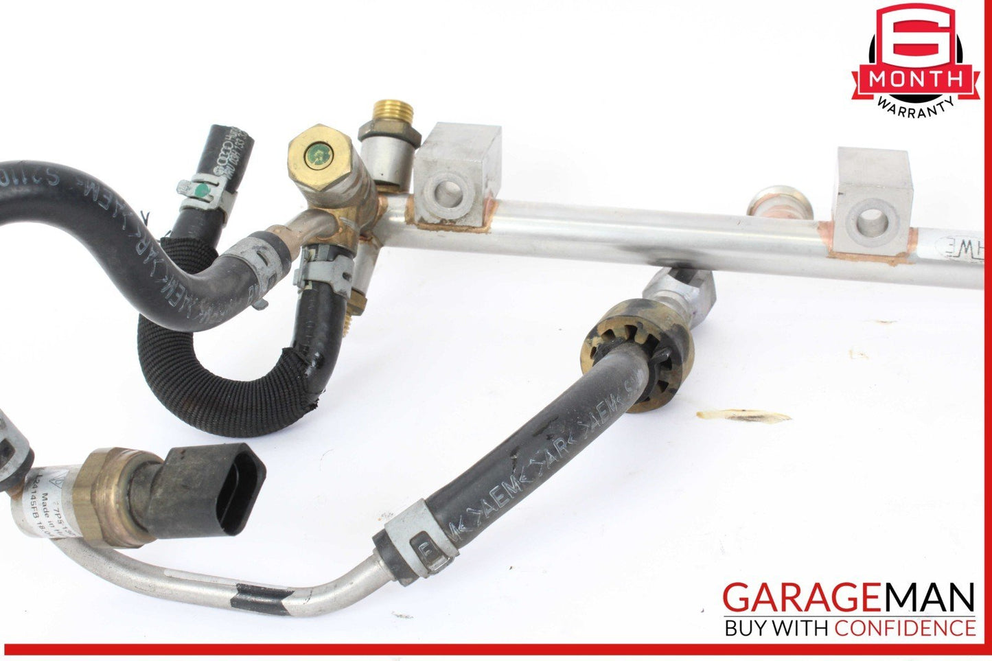 09-16 Audi S4 Upper Fuel Injector Rail 03H133316N OEM