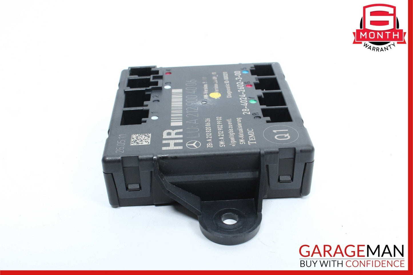 08-18 Mercedes E550 C350 Rear Right Passenger Side Door Control Module Unit