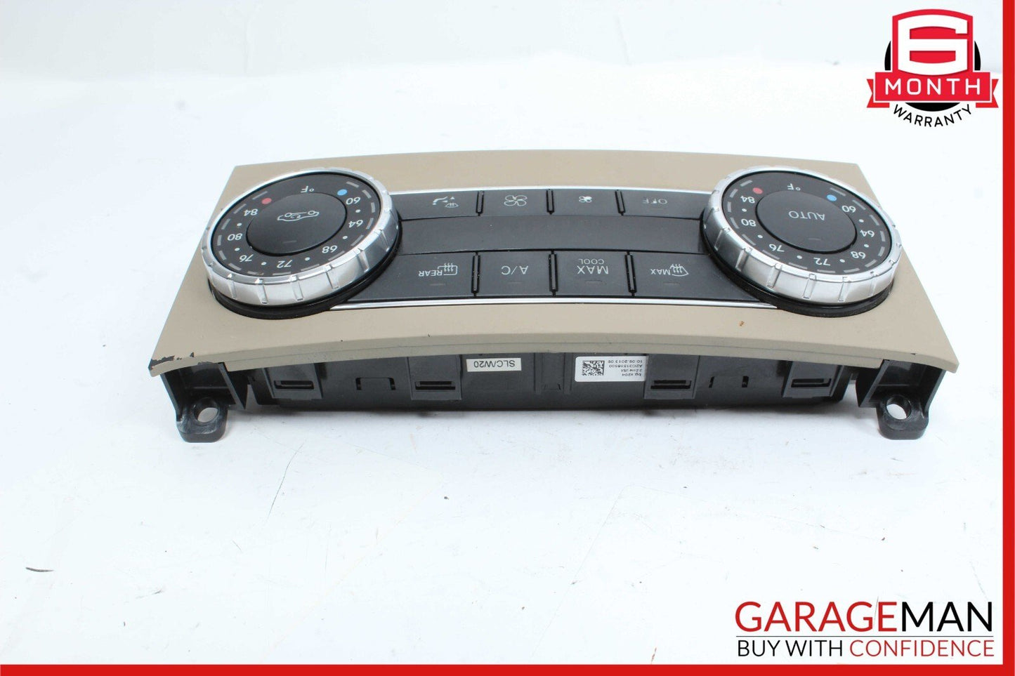 12-14 Mercedes W204 C250 C300 AC A/C Heater Climate Control Unit Beige OEM