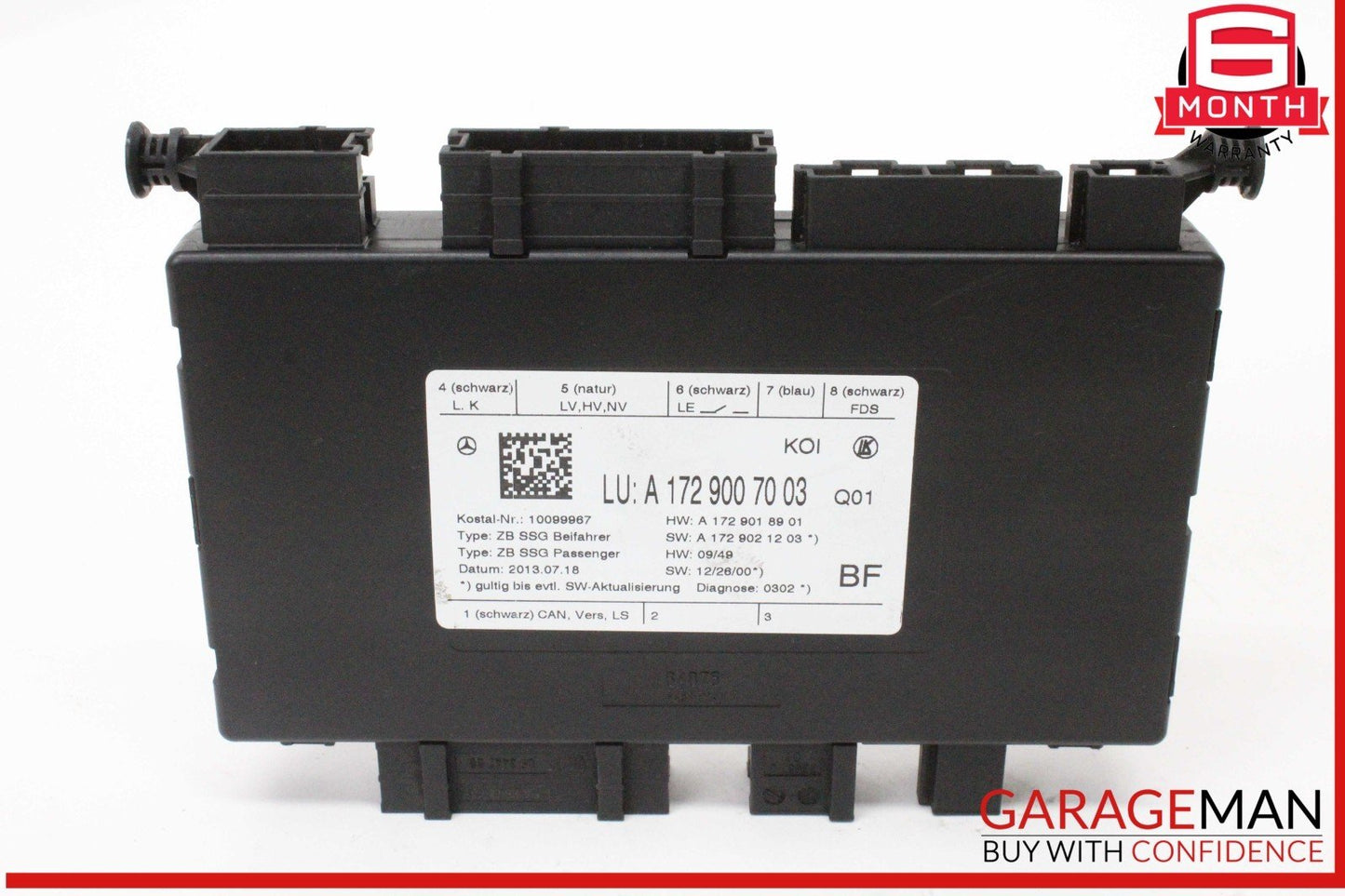 08-20 Mercedes W212 E350 C300 Front Right Side Seat Control Module Unit OEM
