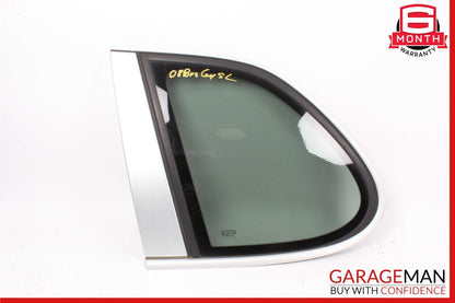 03-10 Porsche Cayenne S 955 957 Rear Left Door Quarter Window Glass Panel OEM