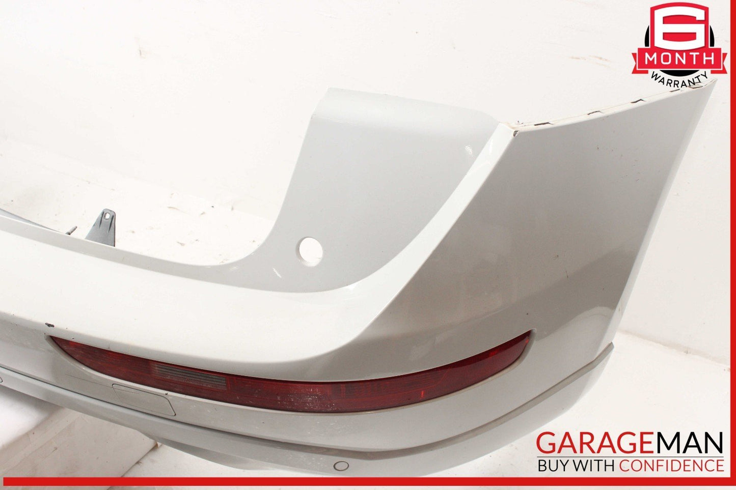 09-17 Audi Q5 Rear Bumper Cover Assembly Gray OEM