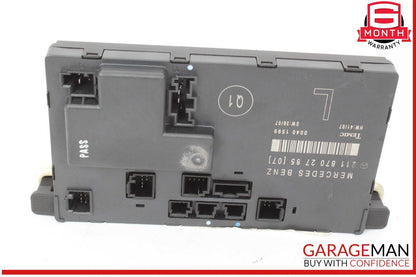 03-09 Mercedes W211 E350 E320 Front Left Side Door Control Module Unit OEM