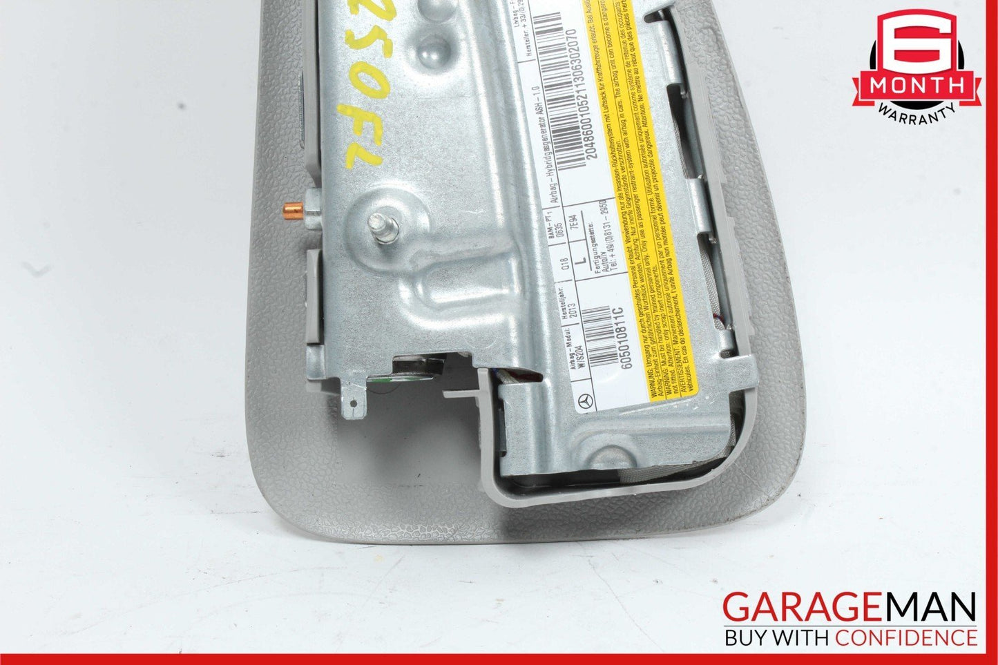 08-15 Mercedes C180 C250 GLK350 Front Left Side Seat Airbag Air Bag SRS Grey