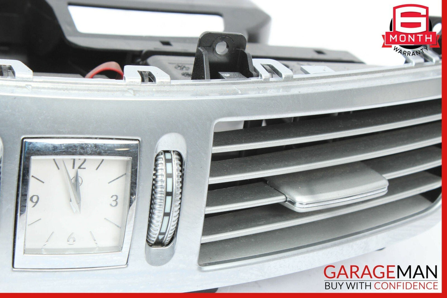 07-13 Mercedes W221 S550 S600 Dash Dashboard Air A/C Vent Trim Clock Assembly