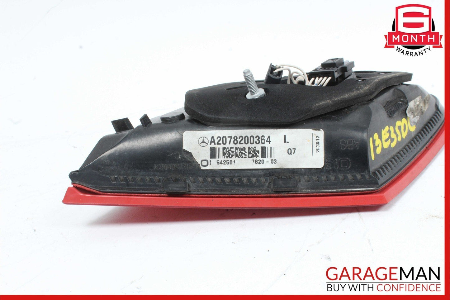 10-13 Mercedes W212 E350 Inner Tail Light Lamp Rear Left Side OEM
