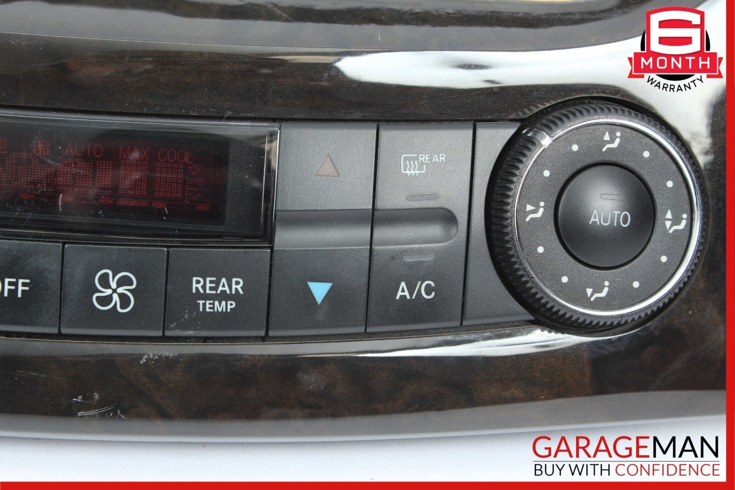06-11 Mercedes W219 CLS500 Center Dash Climate Control Trim Bezel Panel Assembly