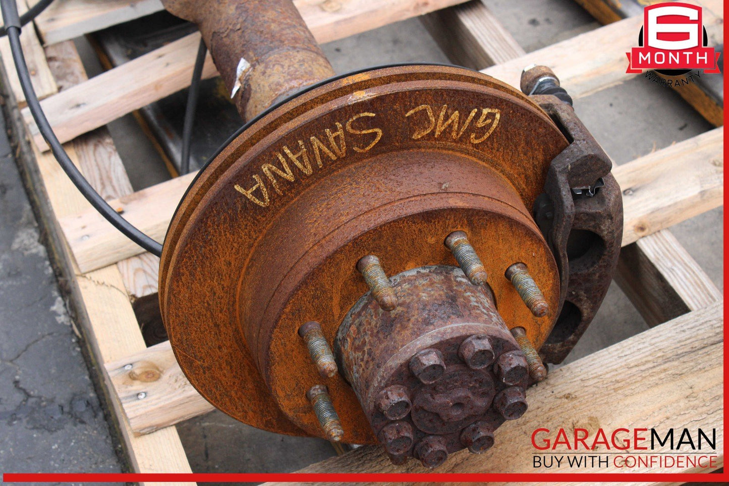 96-02 GMC Savana Rear Differential Axle Spindle Assembly OEM