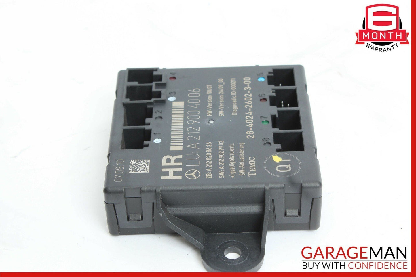 08-18 Mercedes W204 C250 C300 CLS550 Rear Right Side Door Control Module OEM
