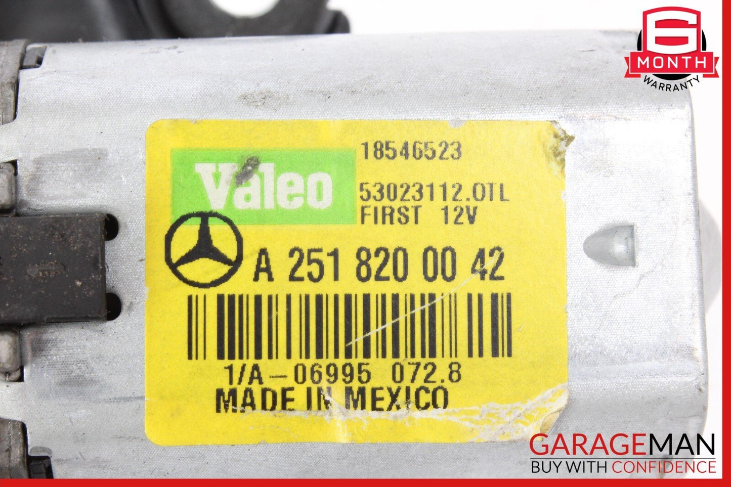 06-13 Mercedes X164 GL550 ML500 R550 Rear Glass Windshield Wiper Motor OEM