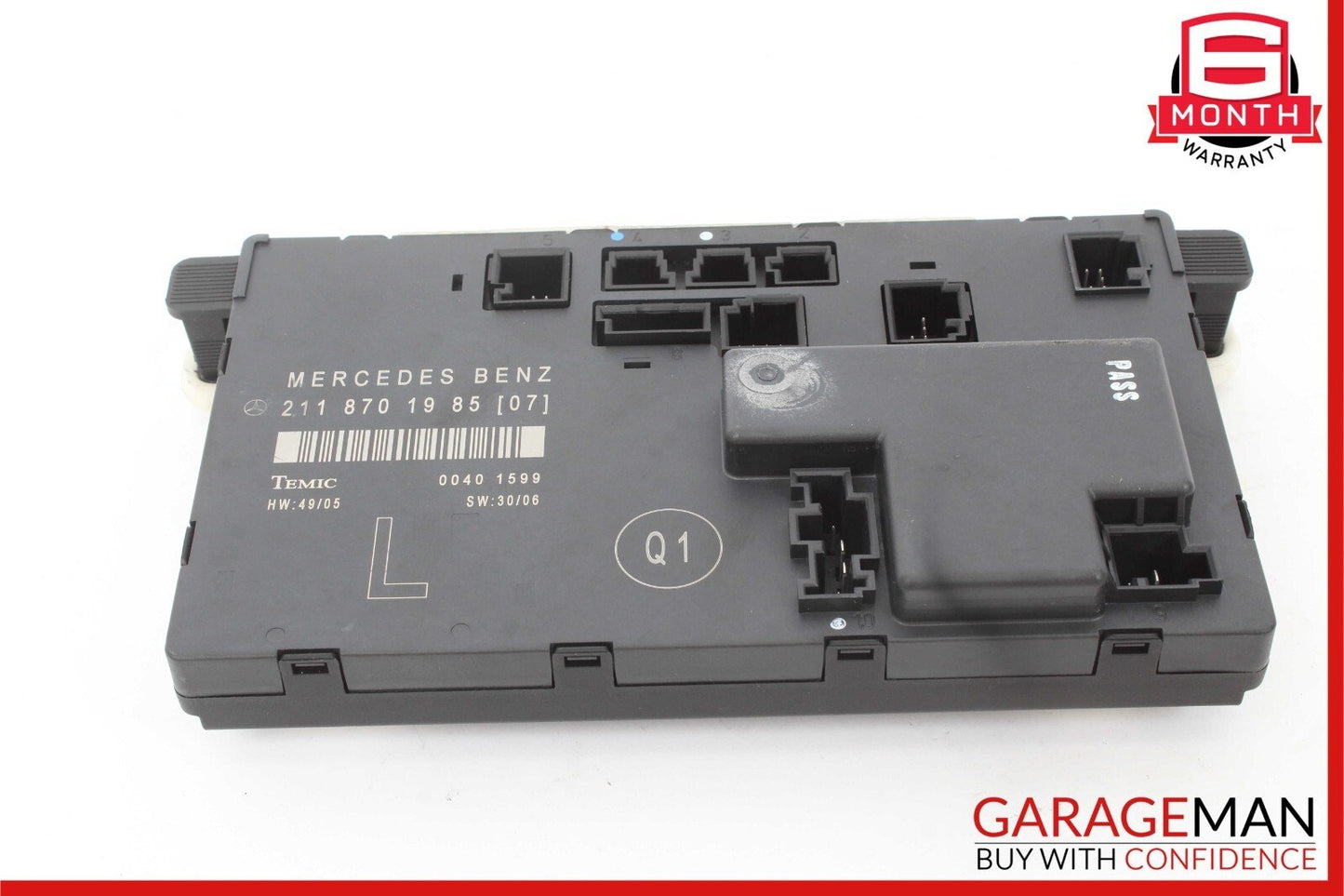 03-09 Mercedes W211 E350 E550 Front Left Driver Side Door Control Module OEM