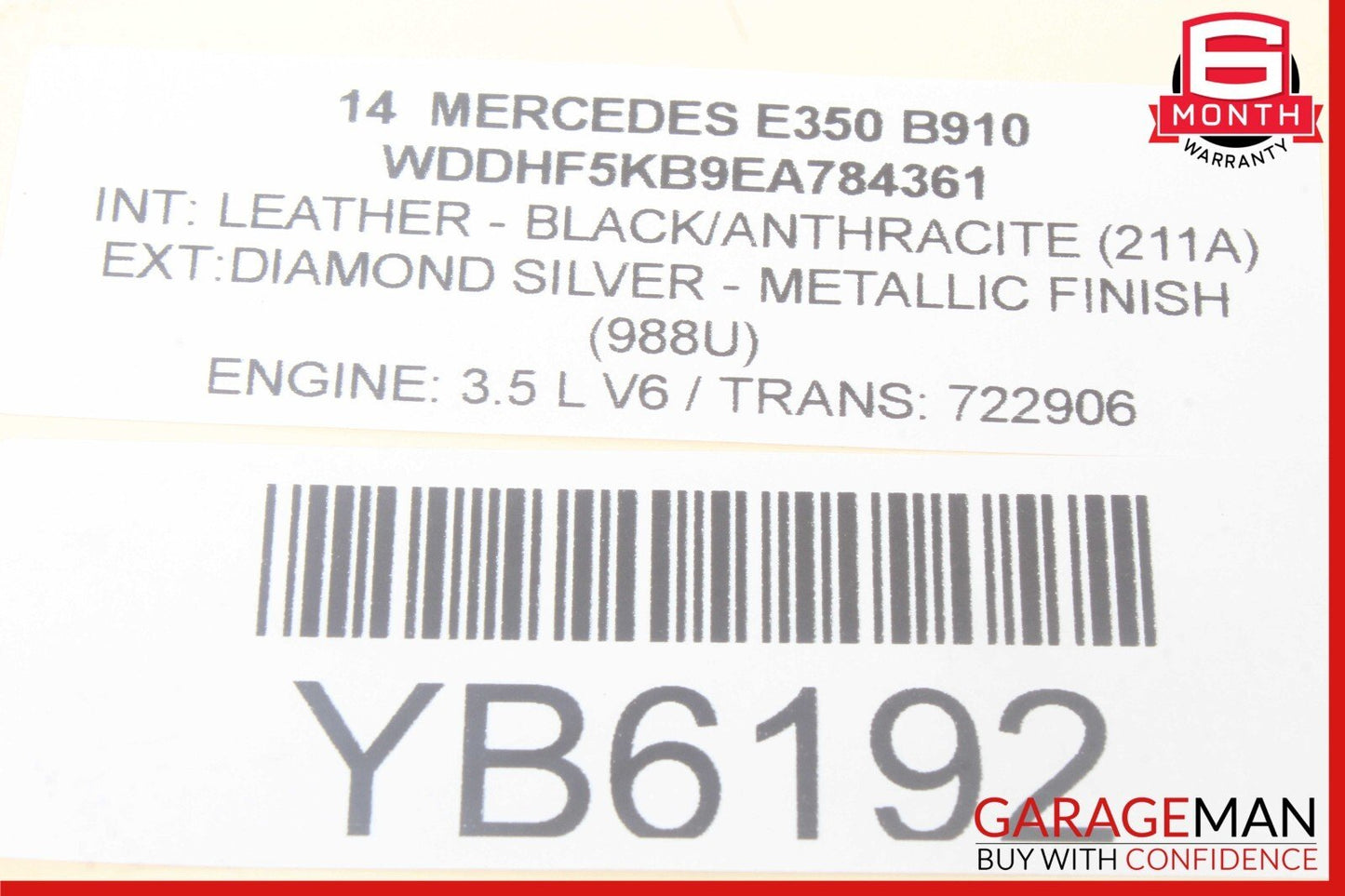 08-18 Mercedes W212 E350 C300 SLK250 Front Right Side Door Control Module OEM