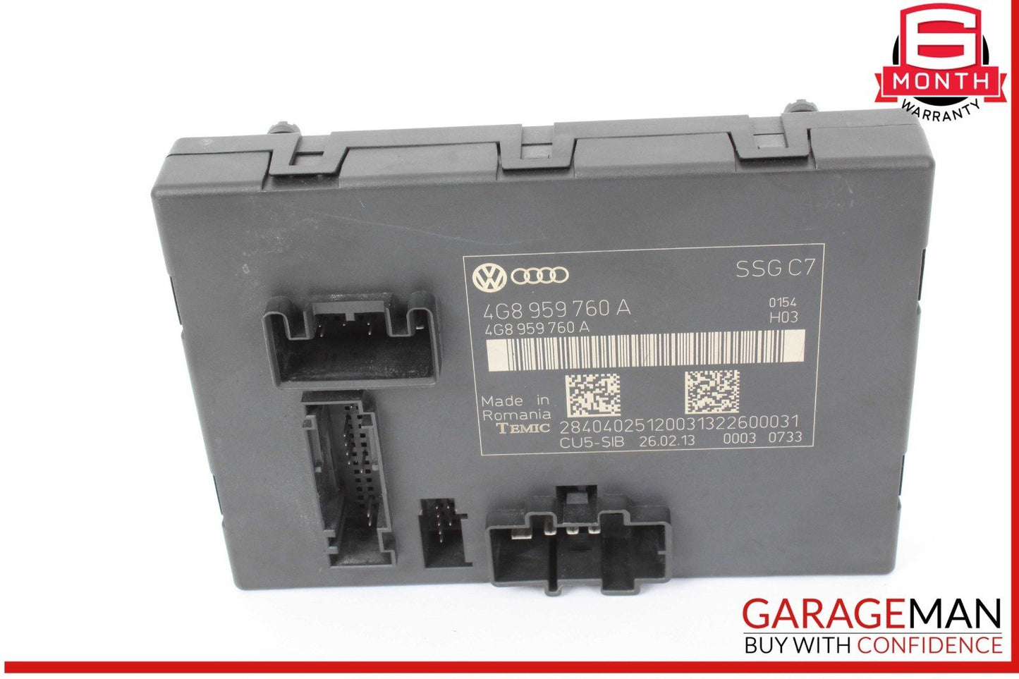 12-18 Audi A6 A7 Front Left Driver Side Seat Control Module Unit 4G8959760A OEM