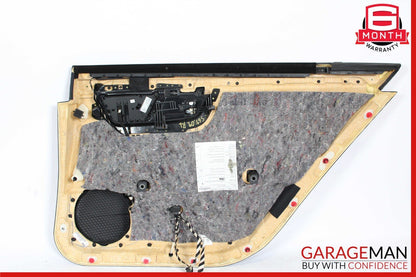 08-09 Mercedes W221 S63 AMG Rear Left Driver Side Door Panel Black OEM