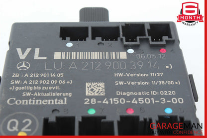 08-18 Mercedes E550 C250 E350 Front Left Side Door Controller Module Unit