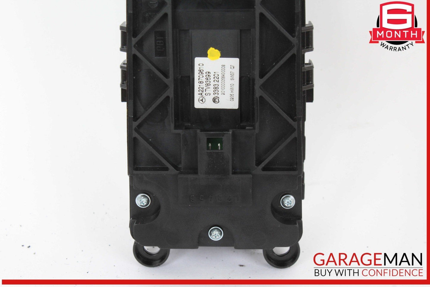 10-13 Mercedes W221 S550 S450 Rear Left Side Window Control Switch Black OEM