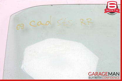 05-11 Cadillac STS Rear Right Passenger Side Door Window Glass OEM