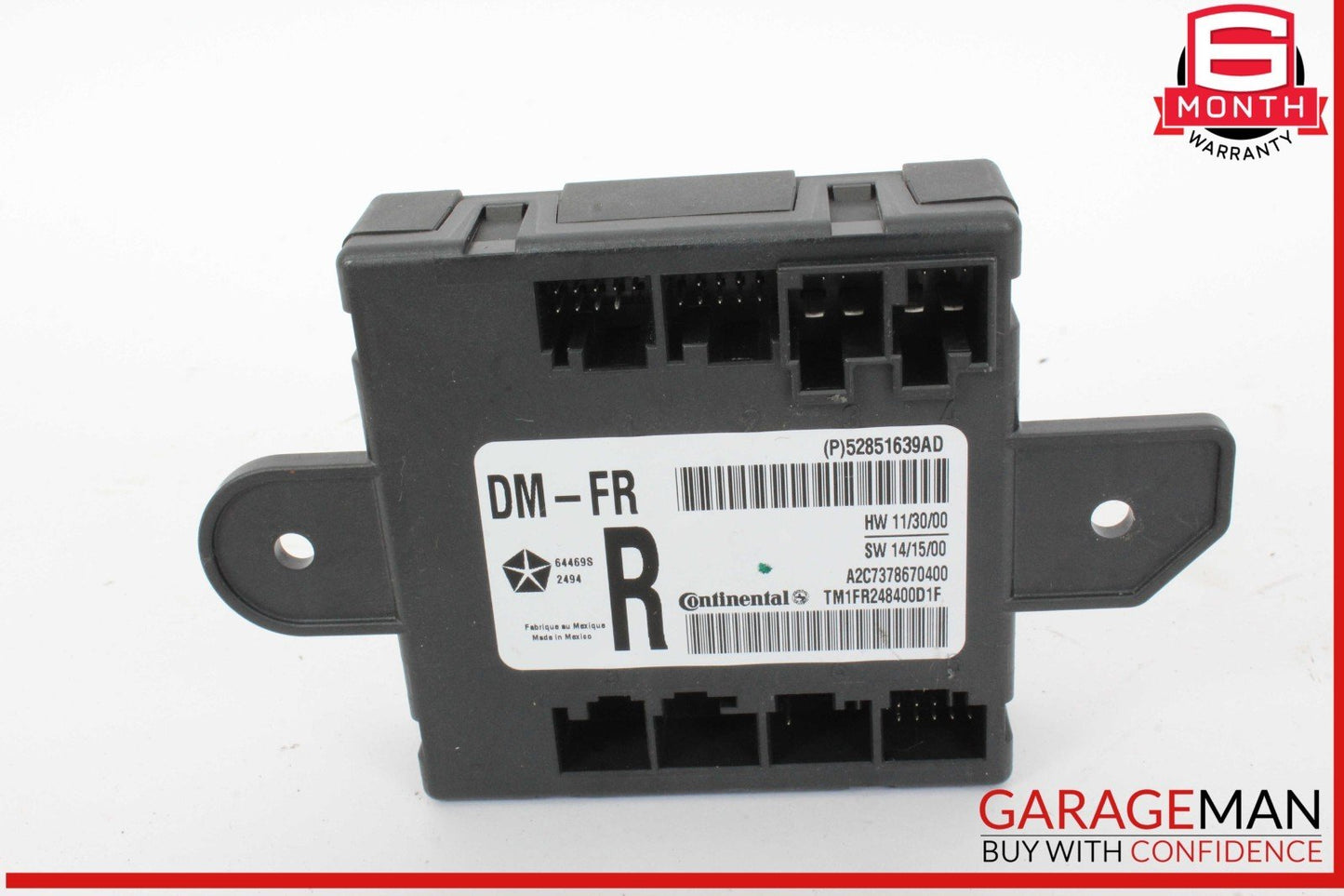 14-17 Maserati Quattroporte S Front Right Passenger Side Door Control Module OEM
