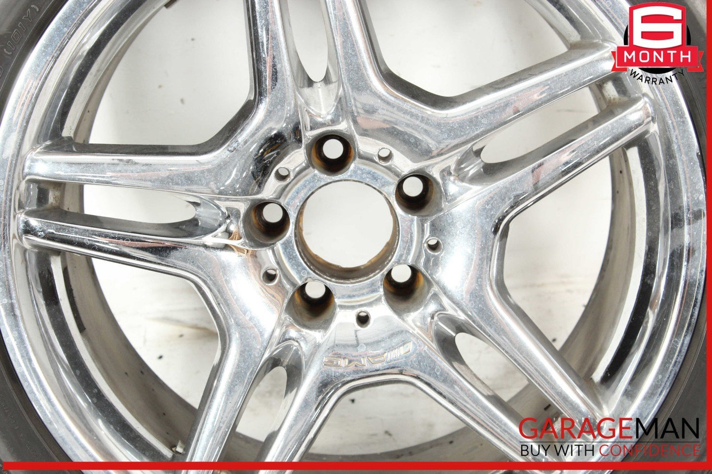 03-12 Mercedes R230 SL550 SL65 AMG Rear Wheel Tire Rim 9.5Jx18H2 ET33 OEM